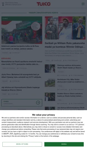 Tuko Kiswahili News for Kenya and the World screenshot