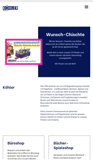 Koehler Stationery, Office Supplies, Books and Gifts screenshot