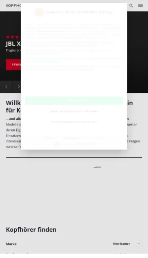 Kopfhoerer.de Headphone and Audio Gear Reviews screenshot