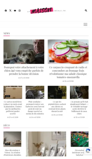 La Maison Idale Improvement and Decor Blog screenshot