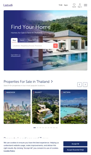Lazudi Thailand Real Estate Marketplace and Property Management screenshot