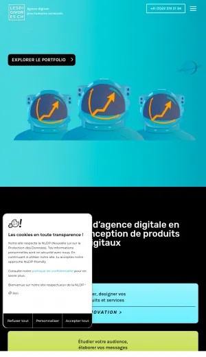 Les DIGIVORES Digital Marketing Agency in Geneva screenshot