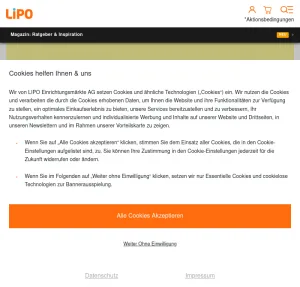 Lipo Discount Furniture and Furnishings screenshot