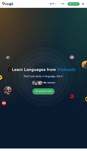 LingQ Language Learning with Real Content screenshot