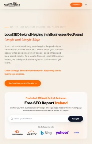 Local SEO Ireland Agency for Google Maps and Search Visibility screenshot