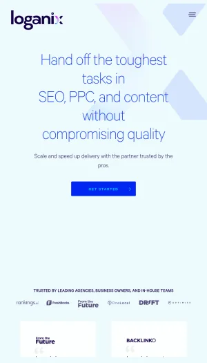 Loganix SEO and White Label Marketing Services screenshot