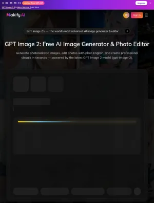 Makify AI Image Generator and Photo Editor screenshot