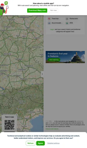 World Maps and Route Planning screenshot