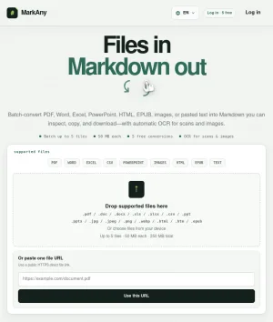 MarkAny Markdown Conversion and Document Export Tool screenshot