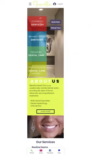 Mamilla Dental Clinic Jerusalem screenshot