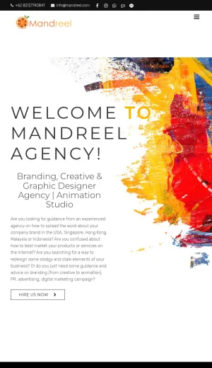 Mandreel Branding, Design, Animation, and Digital Marketing Studio screenshot