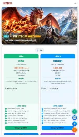 Mat Bao WS Website Transformation and AI Solutions screenshot