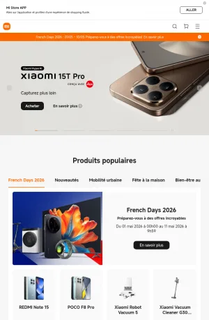 Xiaomi France Official Store screenshot