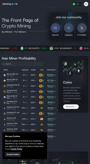 Crypto Mining Hardware and Profitability Guide screenshot