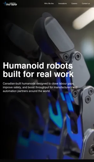 Mirsee Humanoid Robots for Industrial Work screenshot