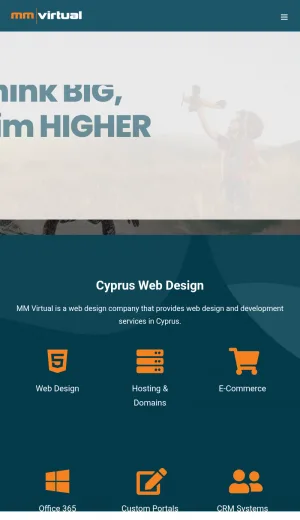 MM Virtual Cyprus Web Design and Hosting screenshot