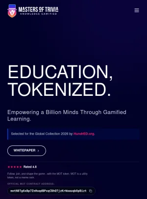 Masters of Trivia: Quiz Games and Solana Utility Token screenshot