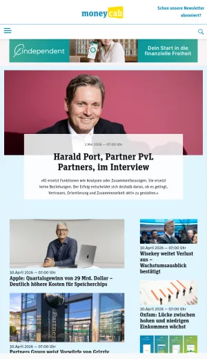 Moneycab Swiss Business and Finance News screenshot