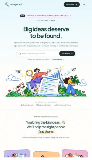 MrKeyword SEO Platform for Keyword Research and Rank Tracking screenshot