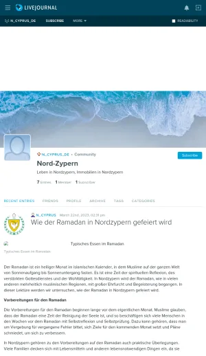 North Cyprus Life and Real Estate Blog screenshot