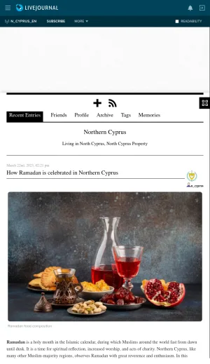 Northern Cyprus Living and Property Blog screenshot