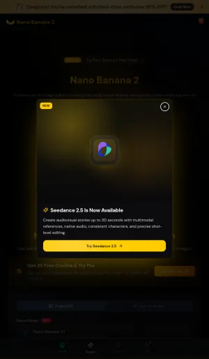 Nano Banana 2 AI Image Editor and Generator screenshot