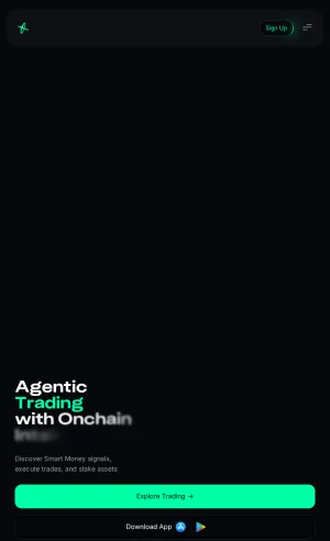 Nansen AI Crypto Trading App screenshot