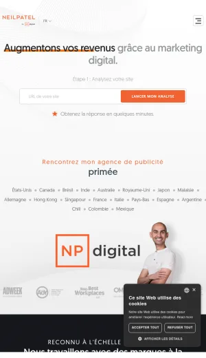 Neil Patel Digital Marketing Blog and Agency screenshot