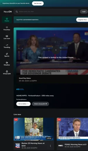 NewsON Live Local News and Weather Streams screenshot