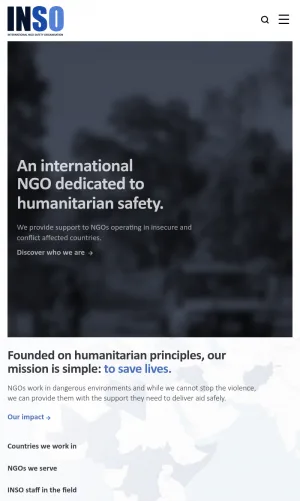 International NGO Safety Organization screenshot