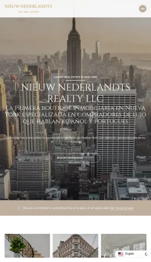Nieuw Nederlandts Realty LLC - New York Real Estate Brokerage screenshot