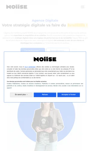 NOIISE Digital Marketing and Web Strategy Agency screenshot