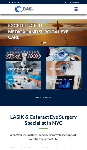 Pamel Vision and Laser Group screenshot