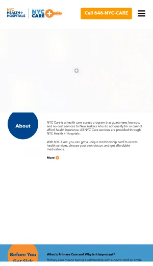 NYC Care Health Care Access for New York City Residents screenshot