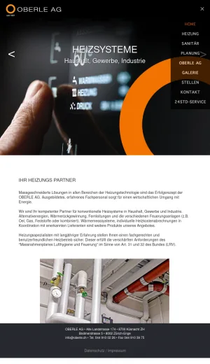 Oberle AG screenshot