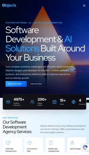 Objects AI Software Development Company screenshot