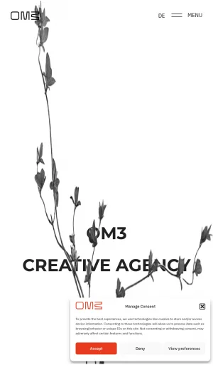 om3 Marketing GmbH: Web Design, SEO, E-Commerce and Apps screenshot