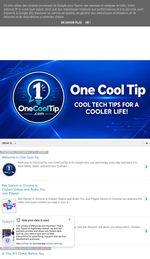 One Cool Tip: Daily Technology Tips and How-To Guides screenshot