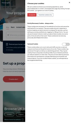 OnTheMarket UK Property Search and Listings screenshot