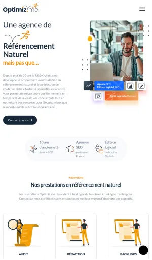 SEO Agency and SEO Software screenshot