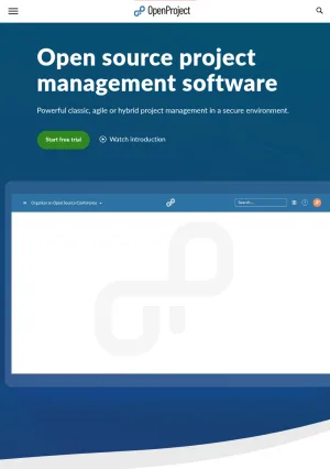 OpenProject Open Source Project Management Software screenshot