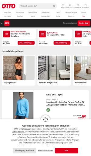 OTTO Online Store for Fashion, Furniture, and Electronics screenshot