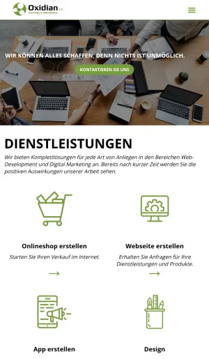 Oxidian Swiss Web Agency for Development and Digital Marketing screenshot