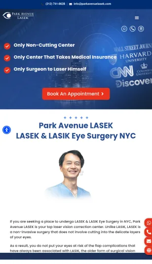 Park Avenue LASEK Eye Surgery Center screenshot