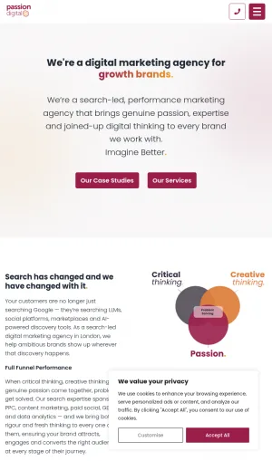 Passion Digital - London Search-Led Digital Marketing Agency screenshot