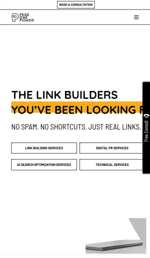 Page One Power SEO Link Building and Content Marketing Agency screenshot