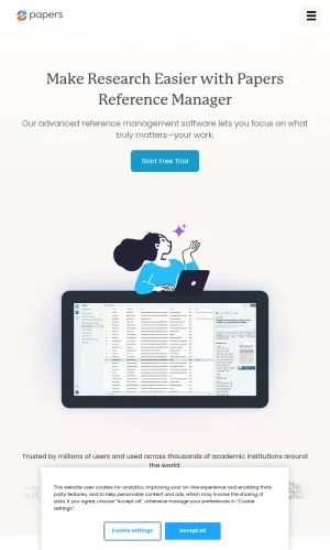 Papers Reference Manager for Research and Citations screenshot