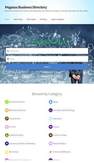 Pegasus Business Directory for Local Business Listings screenshot