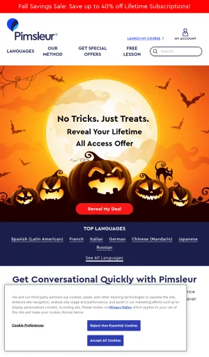 Pimsleur Language Learning Courses and App screenshot