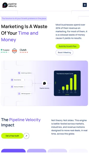 Pipeline Velocity Marketing and Sales Growth Agency screenshot